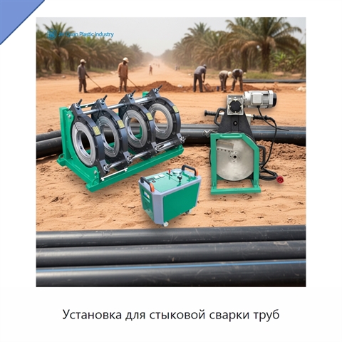 Установка для стыковой сварки труб