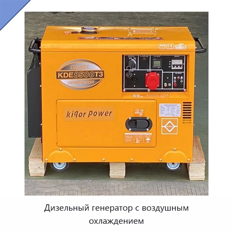 Дизельный генератор с воздушным охлаждением