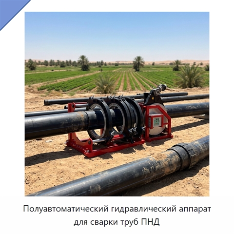 Полуавтоматический гидравлический аппарат для сварки труб ПНД