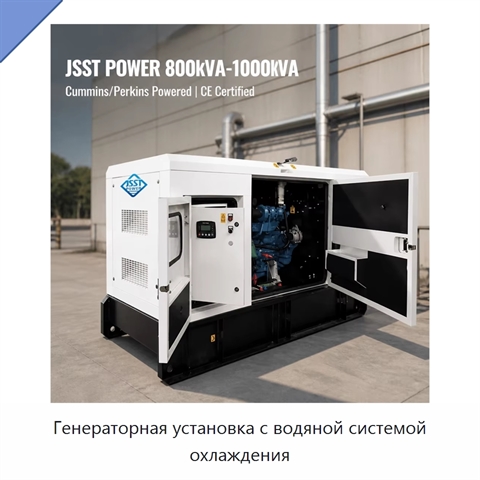 Генераторная установка с водяной системой охлаждения