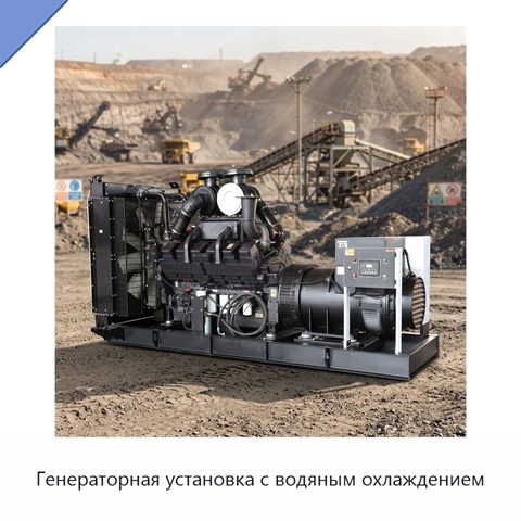 Генераторная установка с водяным охлаждением
