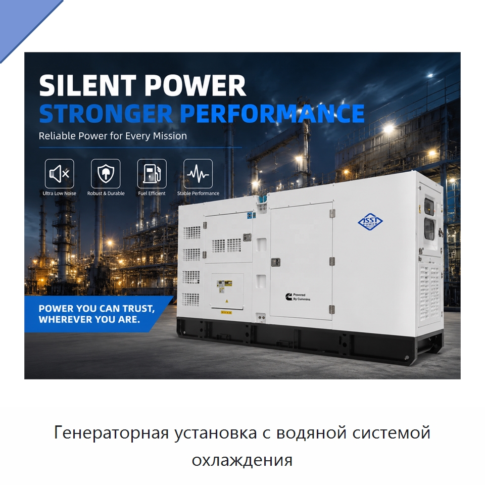 Генераторная установка с водяной системой охлаждения — Дизельные генераторы