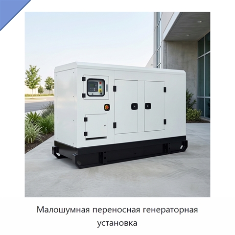 Малошумная переносная генераторная установка