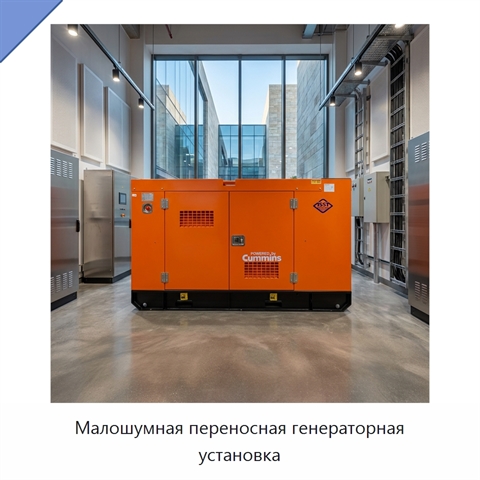 Малошумная переносная генераторная установка