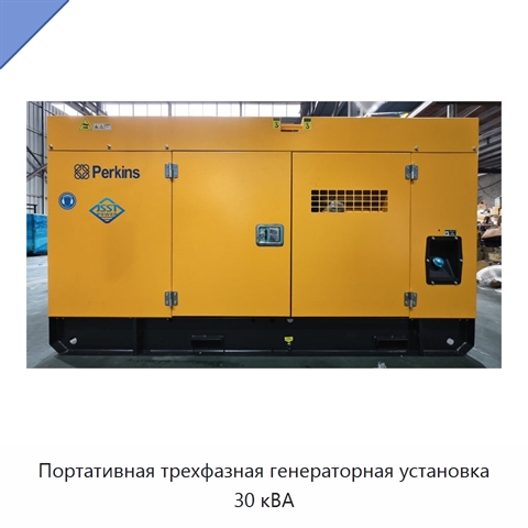 Портативная трехфазная генераторная установка 30 кВА