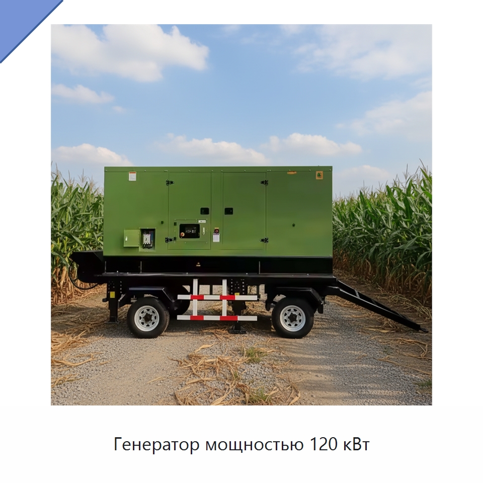 Генератор мощностью 120 кВт — Дизельные генераторы