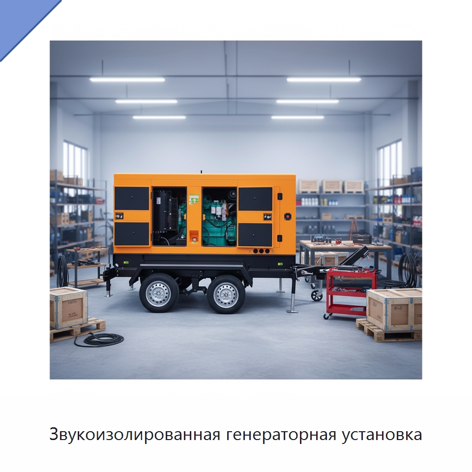 Звукоизолированная генераторная установка — Дизельные генераторы