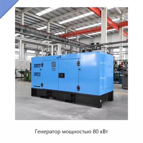 Генератор мощностью 80 кВт