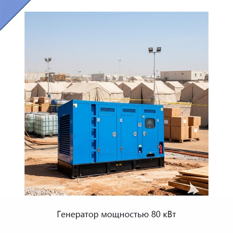 Генератор мощностью 80 кВт