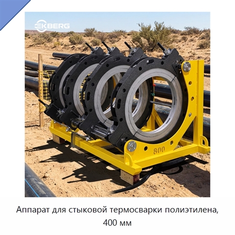 Аппарат для стыковой термосварки полиэтилена, 400 мм