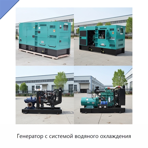 Генератор с системой водяного охлаждения