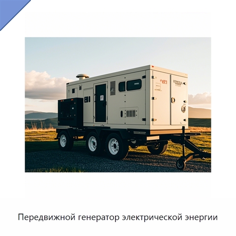 Передвижной генератор электрической энергии