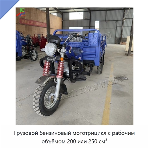 Грузовой бензиновый мототрицикл с рабочим объёмом 200 или 250 см³
