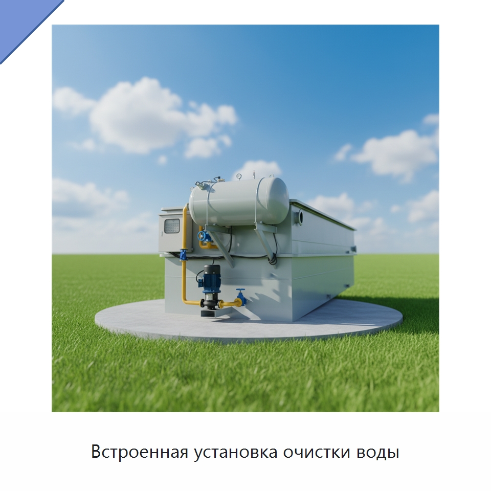 Встроенная установка очистки воды — Водоочистное оборудование