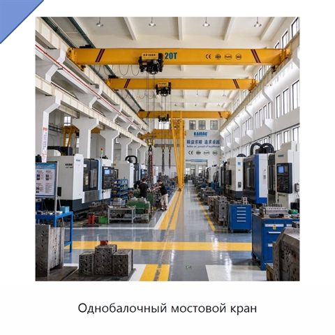 Однобалочный мостовой кран