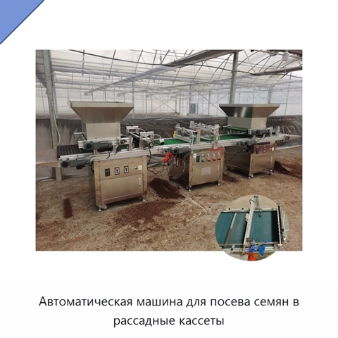Автоматическая машина для посева семян в рассадные кассеты