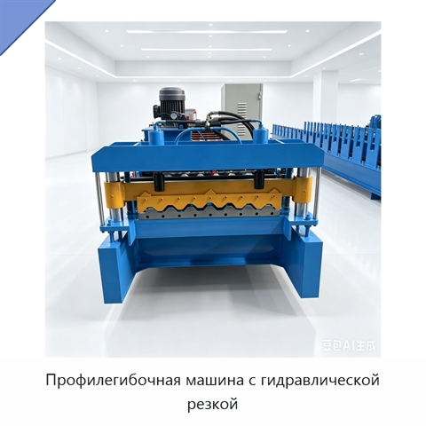 Профилегибочная машина с гидравлической резкой