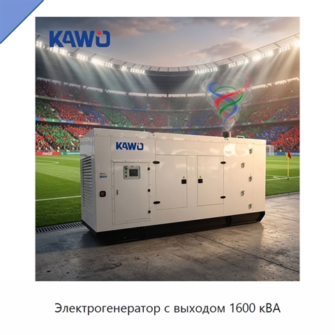 Электрогенератор с выходом 1600 кВА