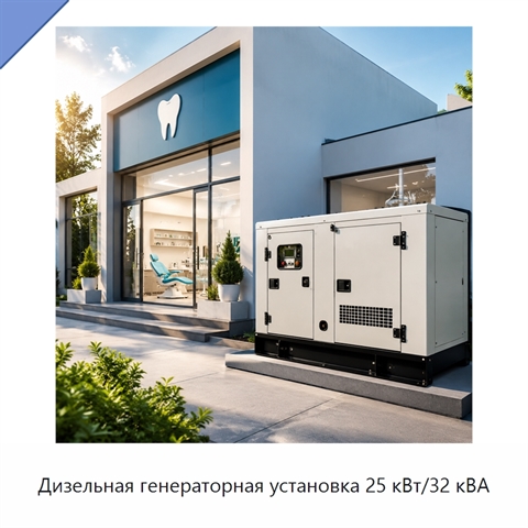 Дизельная генераторная установка 25 кВт/32 кВА