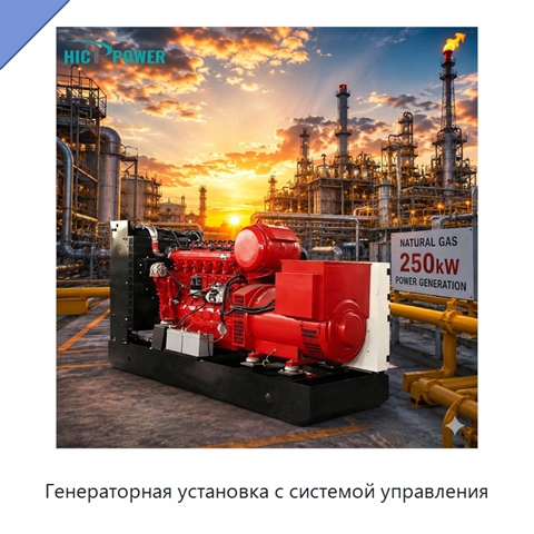 Генераторная установка с системой управления