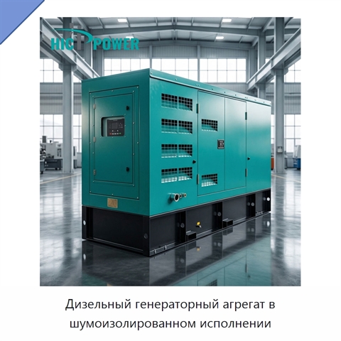 Дизельный генераторный агрегат в шумоизолированном исполнении