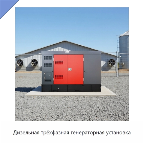 Дизельная трёхфазная генераторная установка