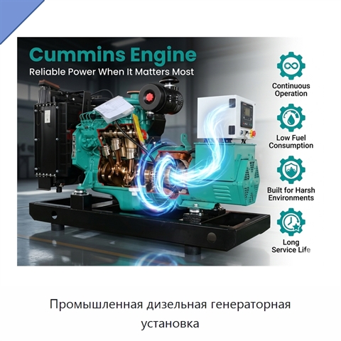 Промышленная дизельная генераторная установка
