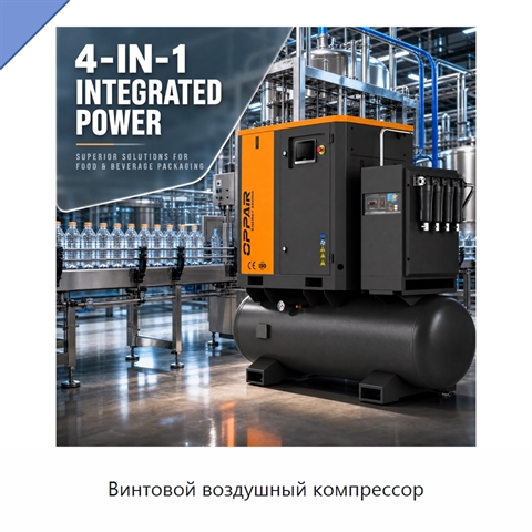 Винтовой воздушный компрессор