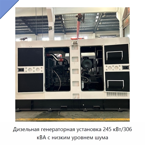 Дизельная генераторная установка 245 кВт/306 кВА с низким уровнем шума