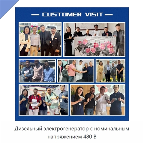 Дизельный электрогенератор с номинальным напряжением 480 В