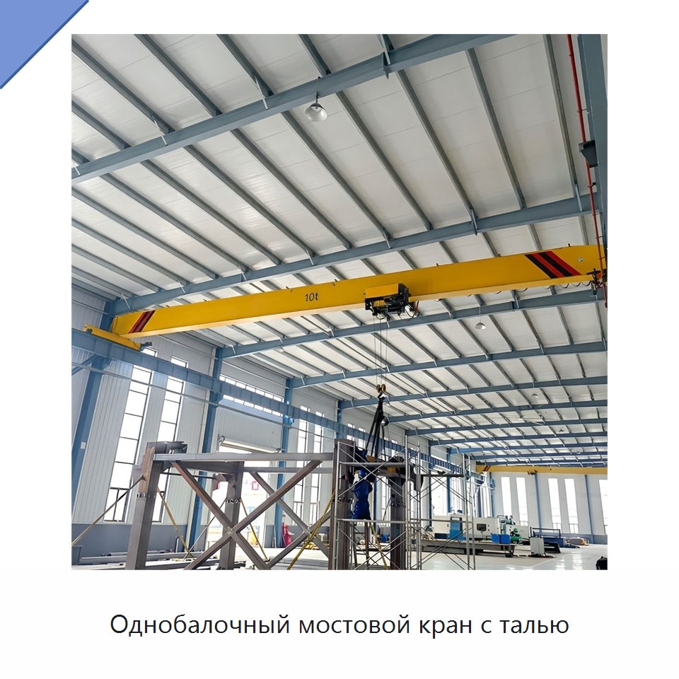 Однобалочный мостовой кран с талью — Краны