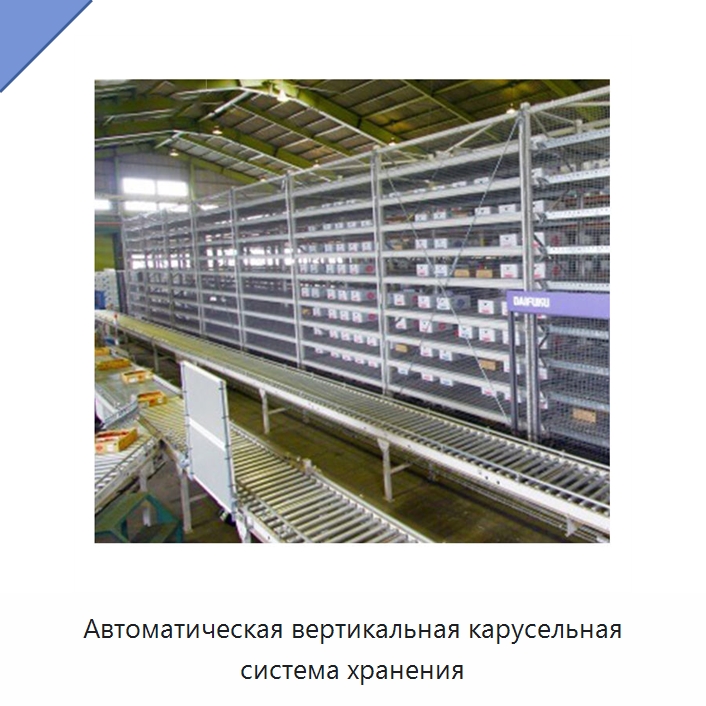 Автоматическая вертикальная карусельная система хранения — Подъемно-транспортное и складское оборудование