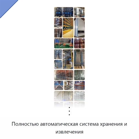 Полностью автоматическая система хранения и извлечения