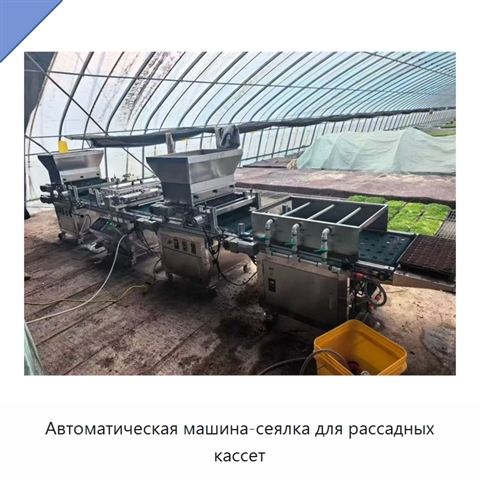 Автоматическая машина-сеялка для рассадных кассет