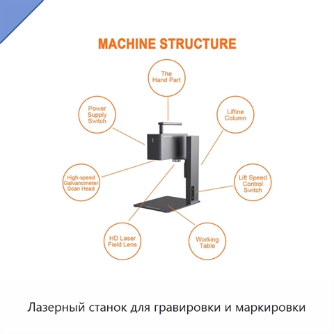Лазерный станок для гравировки и маркировки