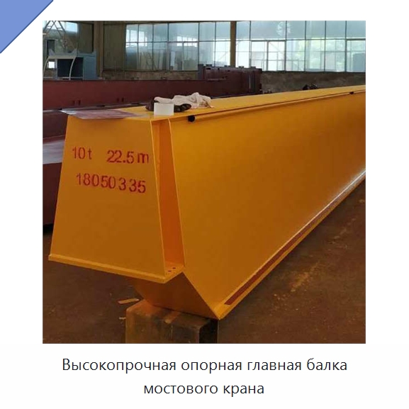 Высокопрочная опорная главная балка мостового крана — Запчасти для строительной техники