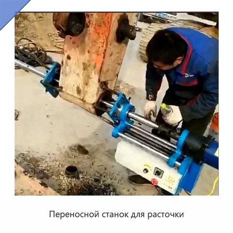 Переносной станок для расточки