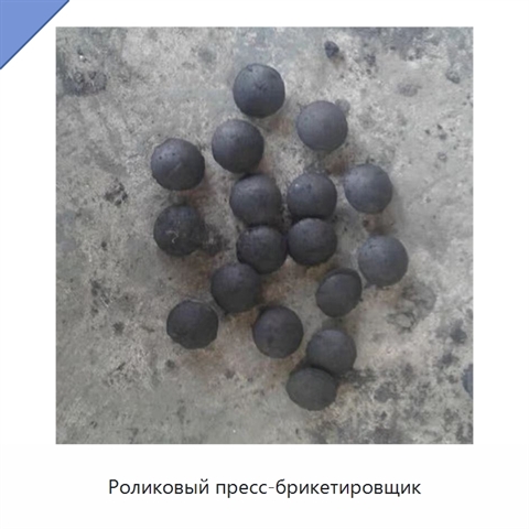 Роликовый пресс-брикетировщик