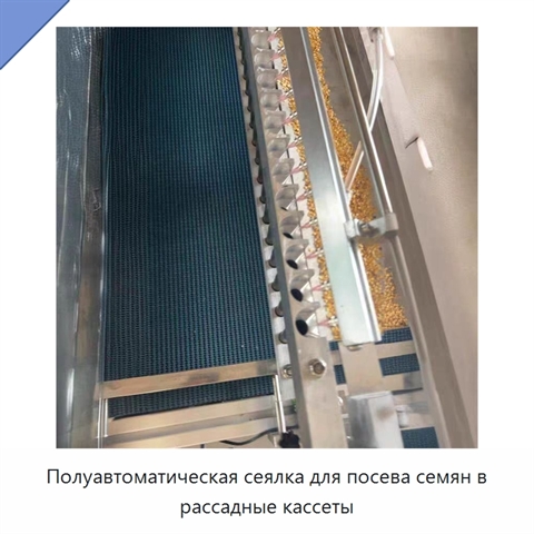 Полуавтоматическая сеялка для посева семян в рассадные кассеты