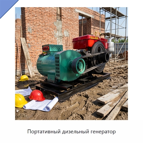 Портативный дизельный генератор