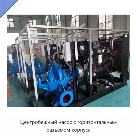 Центробежный насос с горизонтальным разъёмом корпуса