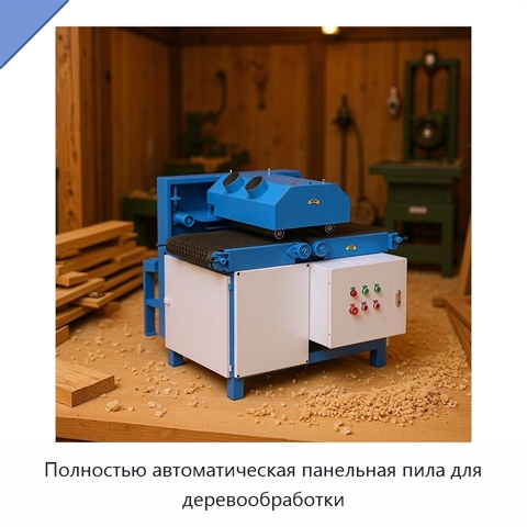 Полностью автоматическая панельная пила для деревообработки