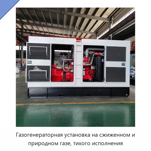 Газогенераторная установка на сжиженном и природном газе, тихого исполнения