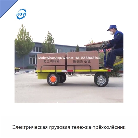Электрическая грузовая тележка-трёхколёсник