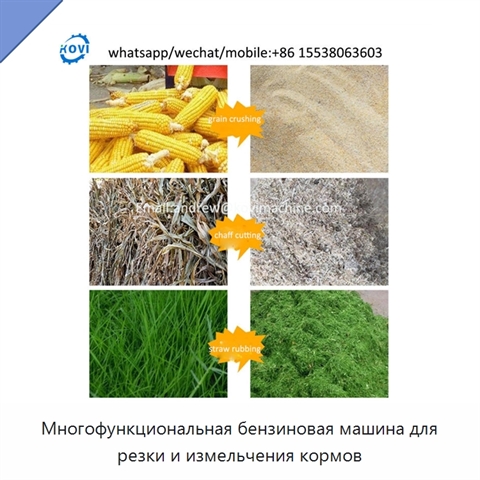 Многофункциональная бензиновая машина для резки и измельчения кормов