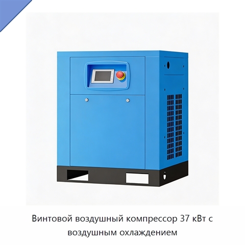 Винтовой воздушный компрессор 37 кВт с воздушным охлаждением