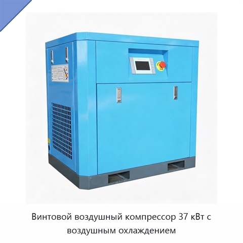 Винтовой воздушный компрессор 37 кВт с воздушным охлаждением
