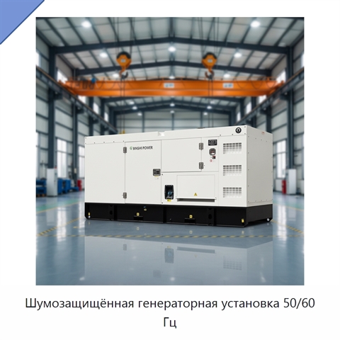 Шумозащищённая генераторная установка 50/60 Гц