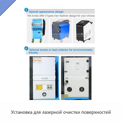 Установка для лазерной очистки поверхностей