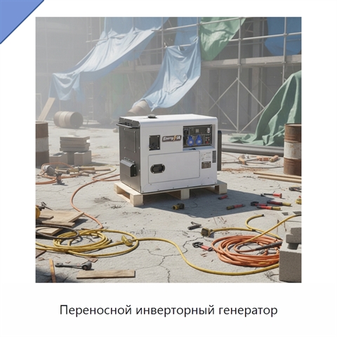 Переносной инверторный генератор